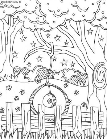 Summer Coloring pages - DOODLE ART ALLEY