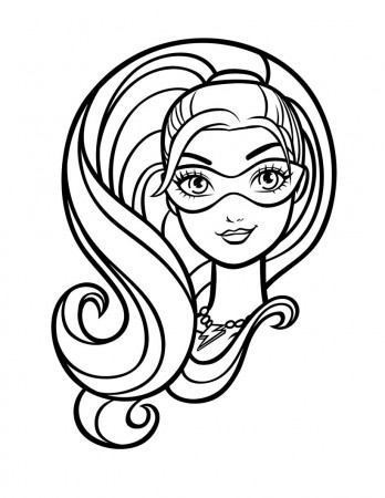 Barbie in Princess Power coloring pages to download and print for free