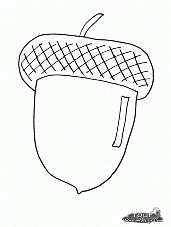 Acorn Coloring - Coloring Pages for Kids and for Adults