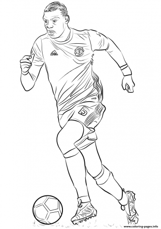 Paul Pogba Fifa World Cup Football Coloring Pages Printable