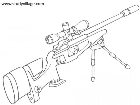 Military Weapon coloring page for kids 24