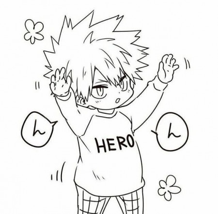 My Hero Academia Coloring Pages Deku - Super Kins Author