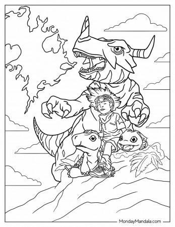 22 Digimon Coloring Pages (Free PDF ...