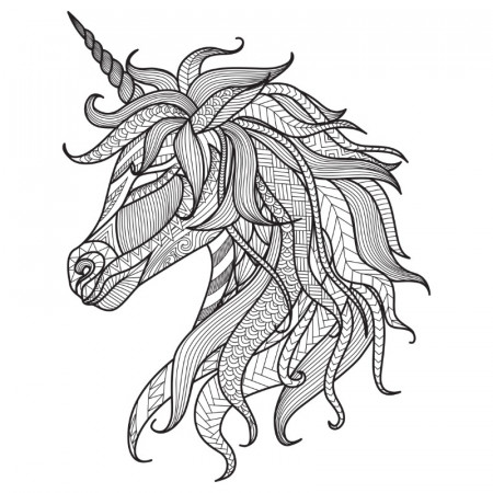 unicorn coloring page - mandalamaker.online