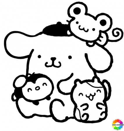 Pompompurin coloring pages free for ...