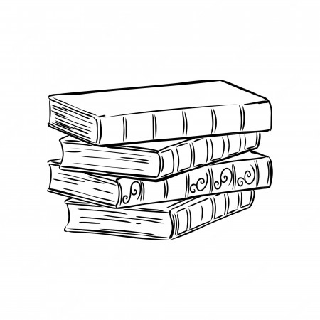 Stack of books drawing Vectors & Illustrations for Free Download | Freepik