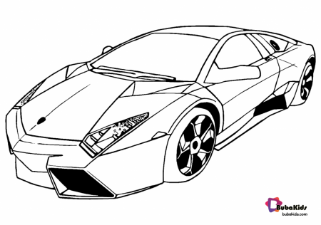 Free download and printable super car coloring page - BubaKids.com | Race  car coloring pages, Cars coloring pages, Super cars