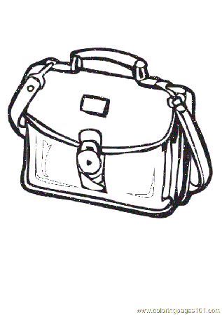 Purse Coloring Page for Kids - Free Shopping Printable Coloring Pages  Online for Kids - ColoringPages101.com | Coloring Pages for Kids