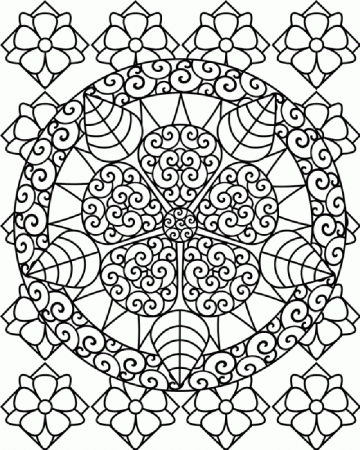 HQ Abstract Image Coloring Page - Free Printable Coloring Pages for Kids