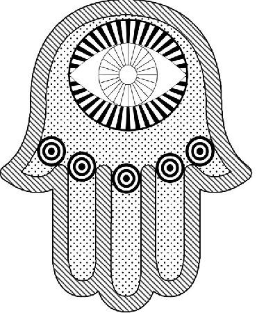 Coloring pages of Hamsa - AnimationsA2Z