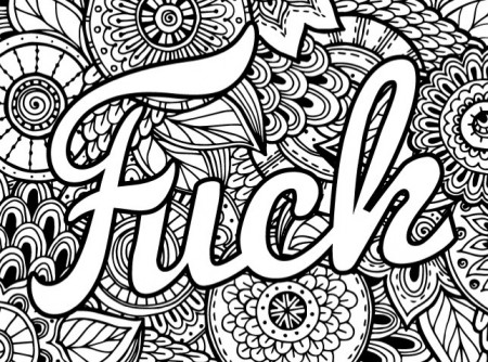 Coloring Pages For Adults Cuss Words
