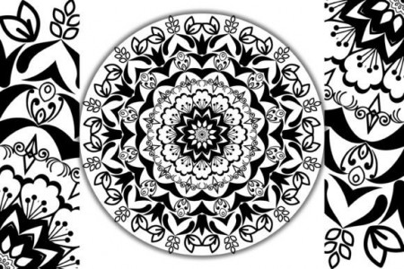 Anti Stress Floral Mandala Coloring Page Graphic by zohuraakter524 ·  Creative Fabrica