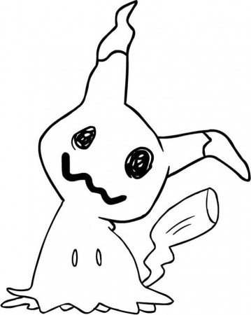 Mimikyu Coloring Pages - Free Printable ...