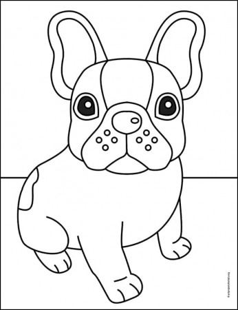 to Draw a French Bulldog Tutorial ...