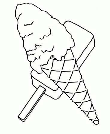Ice Cream Cone Coloring Page - Get ...