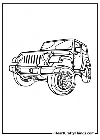 Jeep Coloring Pages (100% Free Printables)