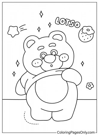 Images Lotso Bear Coloring Page - Free ...