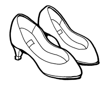Shoes Coloring Pages