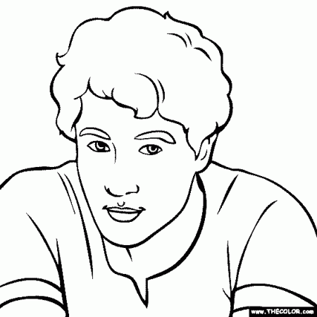 Darren Criss Coloring Page | Darren Criss Coloring