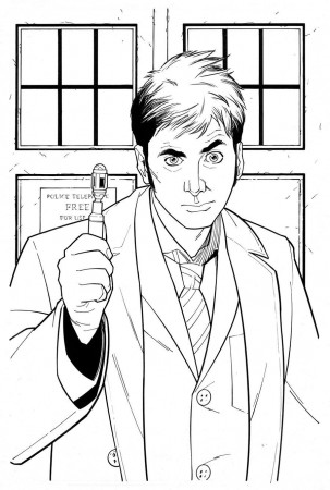 Doctor Who Coloring Pictures - Coloring Pages for Kids and for Adults