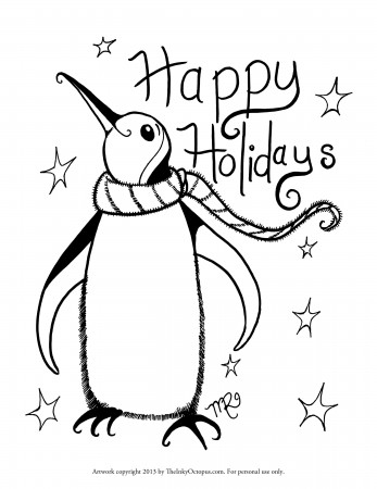 holiday coloring pages | Coloring Pages for Kids
