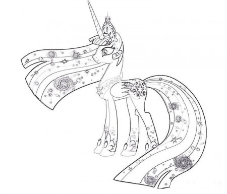 Princess Celestia Coloring Pages - Free Printable Coloring Pages for Kids