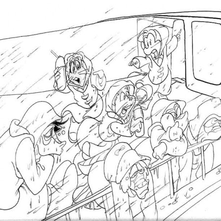Danger Rangers Coloring Page