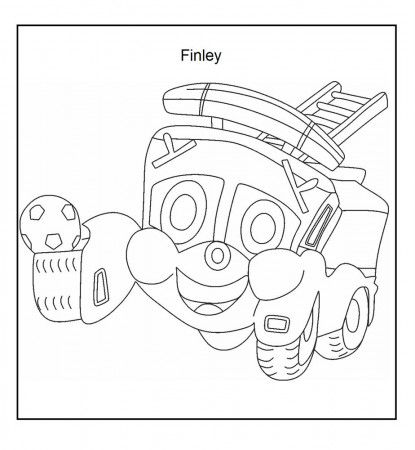 Fire Truck Coloring For Kids Pages