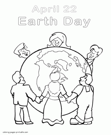Earth Day coloring pages. Recycling