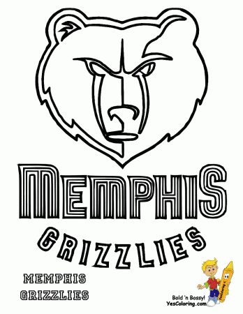 Memphis Grizzlies coloring page