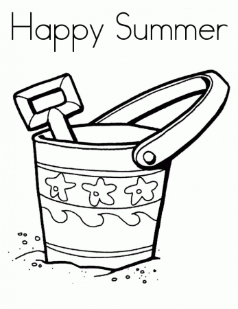 Personalized Free Coloring Pages Of Summer For Kids, Acumen Summer ...