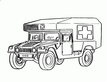 Real4WD HMMWV Coloring Book