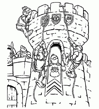 Ariel And Castle Coloring Pages - Coloring Pages For All Ages
