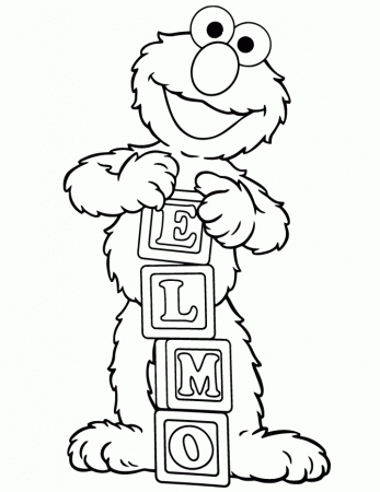 Beautiful Free Elmo Coloring Pages In Addition To Free Printable ...