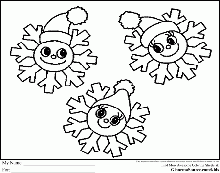 Pictures Of Snowflakes To Color - Coloring Pages for Kids and for ...