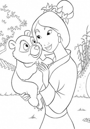Mulan Coloring Pages Free | Cartoon Coloring pages of ...