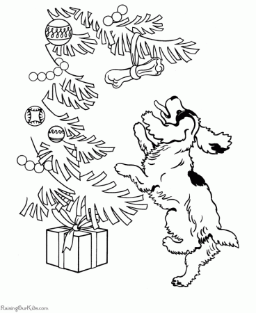 Christmas Coloring Pages - Animal Fun!