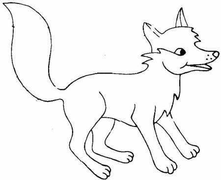 Coloring Page - Fox animals coloring pages 0