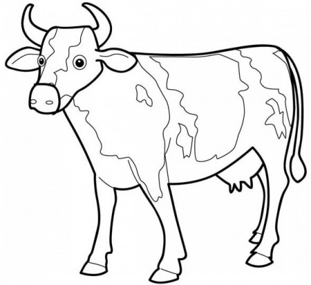 Cattle Coloring Pages To Print - Coloring Pages For All Ages
