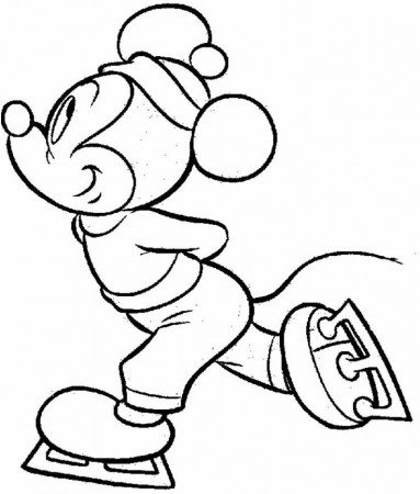 Skating Coloring Pages - Coloring Page