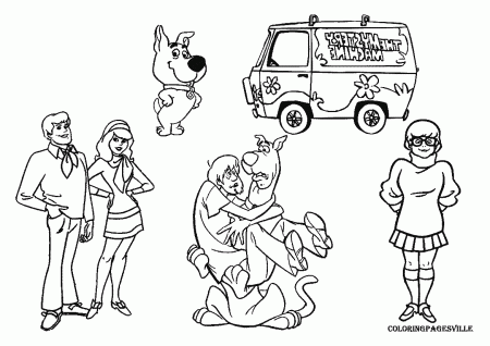 Scooby Doo Coloring Pages Free (17 Pictures) - Colorine.net | 6305