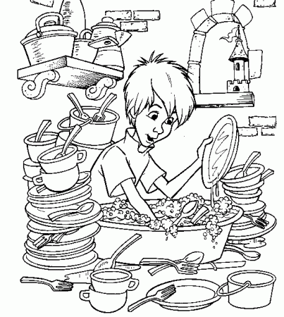 The sword in the stone Coloring Pages