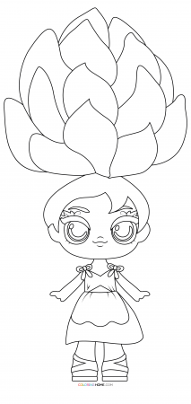 Blume dolls coloring page