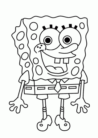 Free Printable Spongebob Squarepants Coloring Pages For Kids