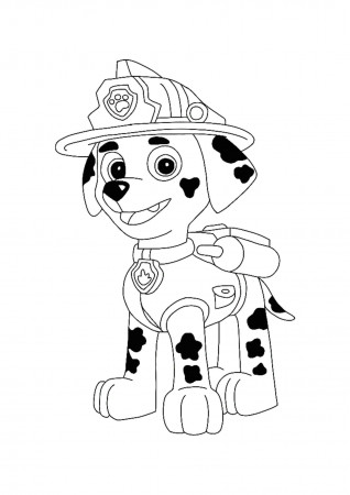 Paw Patrol Marshall Coloring Pages | Paw patrol coloring, Marshall paw  patrol, Paw patrol coloring pages