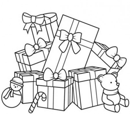 Free & Easy To Print Christmas Presents Coloring Pages - Tulamama