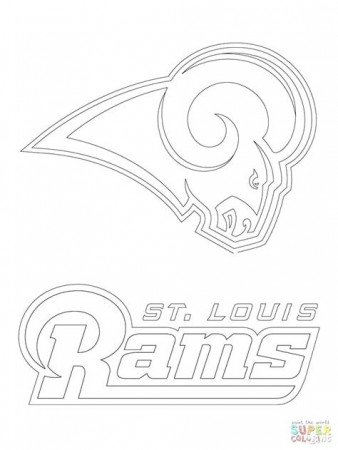 St Louis Rams Coloring Pages - Learny Kids