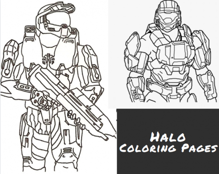 Halo Coloring Pages Printable Fun Game - Tinamaze.com