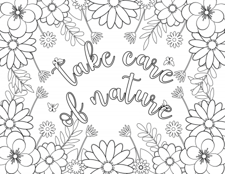 50 Best Flower Coloring Pages | Free Printables For Kids & Adults