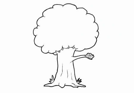tree coloring page | Coloring Pages for Kids